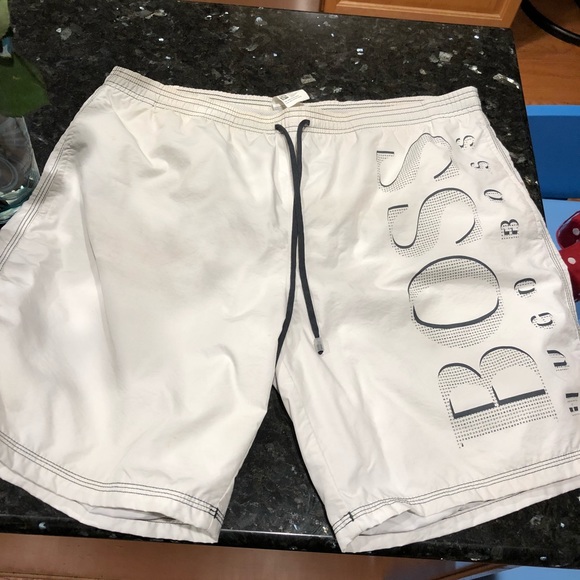 boss swim shorts mens